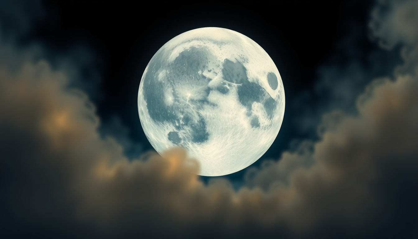 Abstract background moon