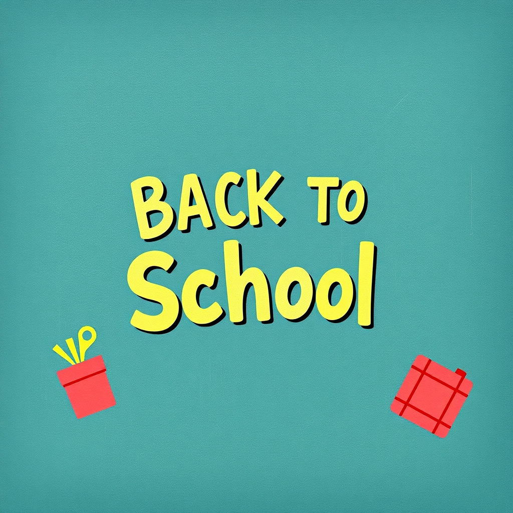 Back to school background