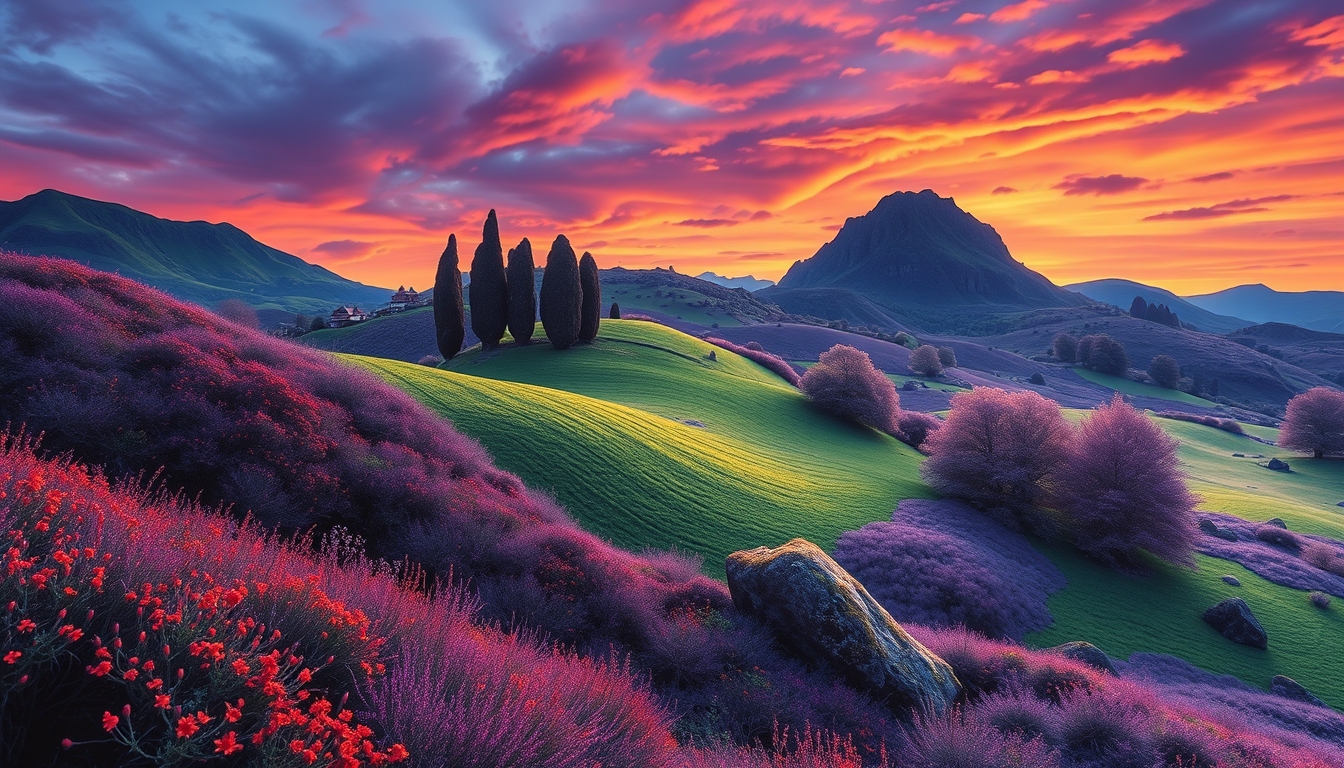 landscape, award winning, vivid