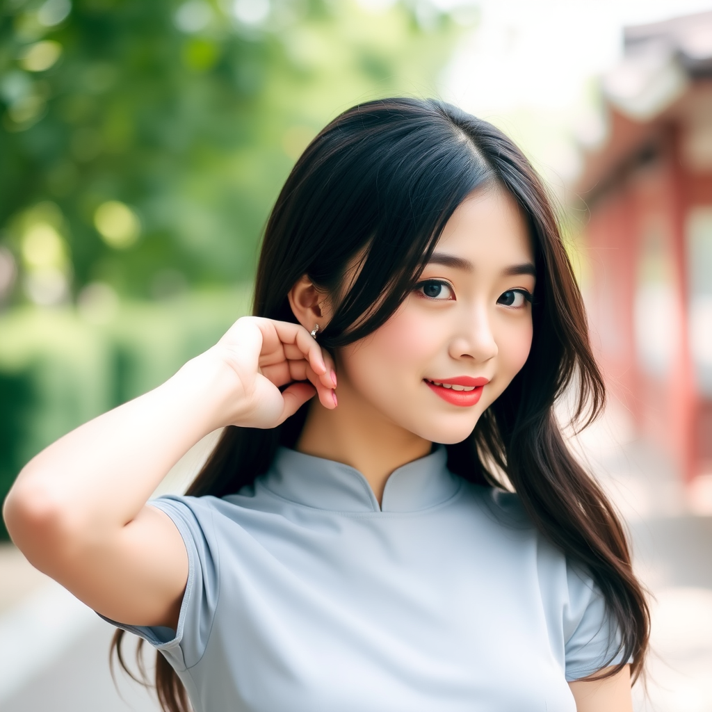 a very beautiful Asian girl - Image