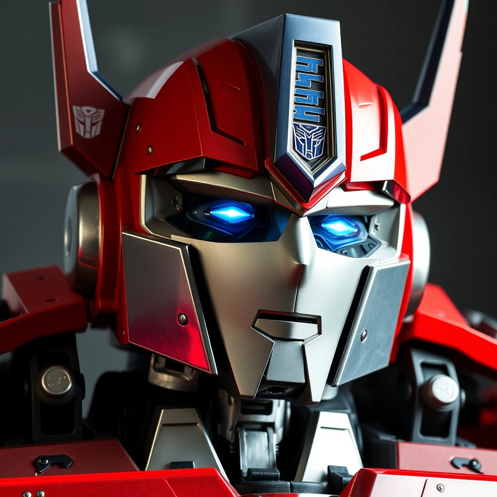 Optimus Prime with a human head - Image