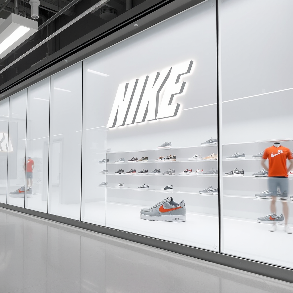 'cutting' department for nike shoes company, with company name 'RY' - Image