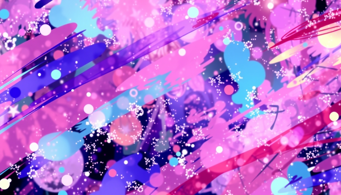 anime, abstract background