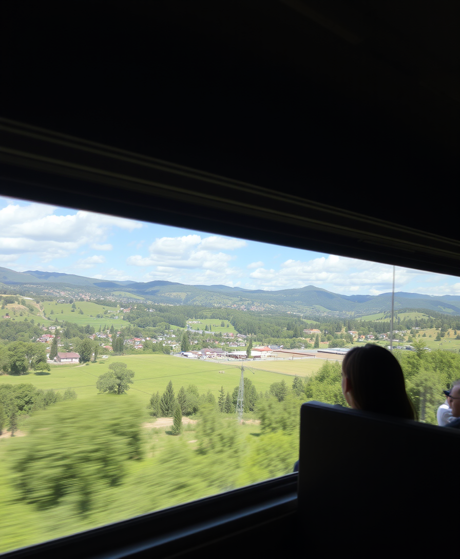 Beautiful view of the train. - Image