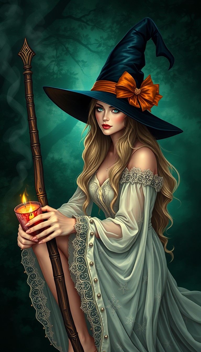 Beautiful witch photo