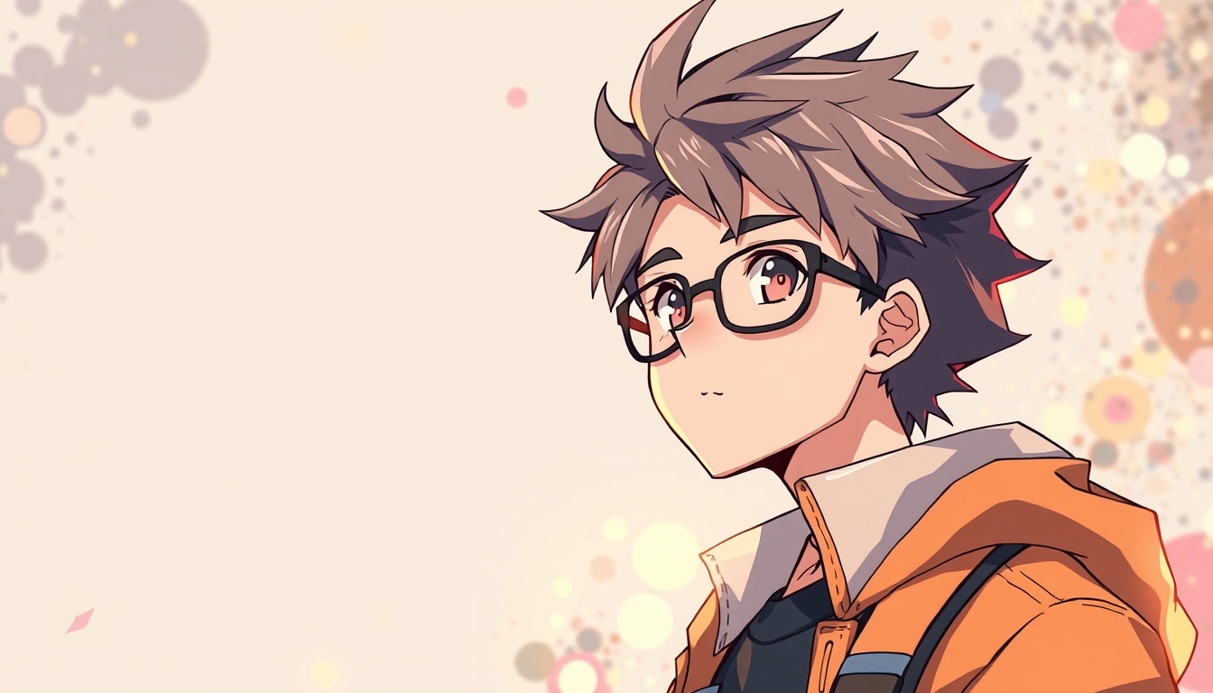 boy, smart and cool, anime, abstract background, 32K UHD, high detailed