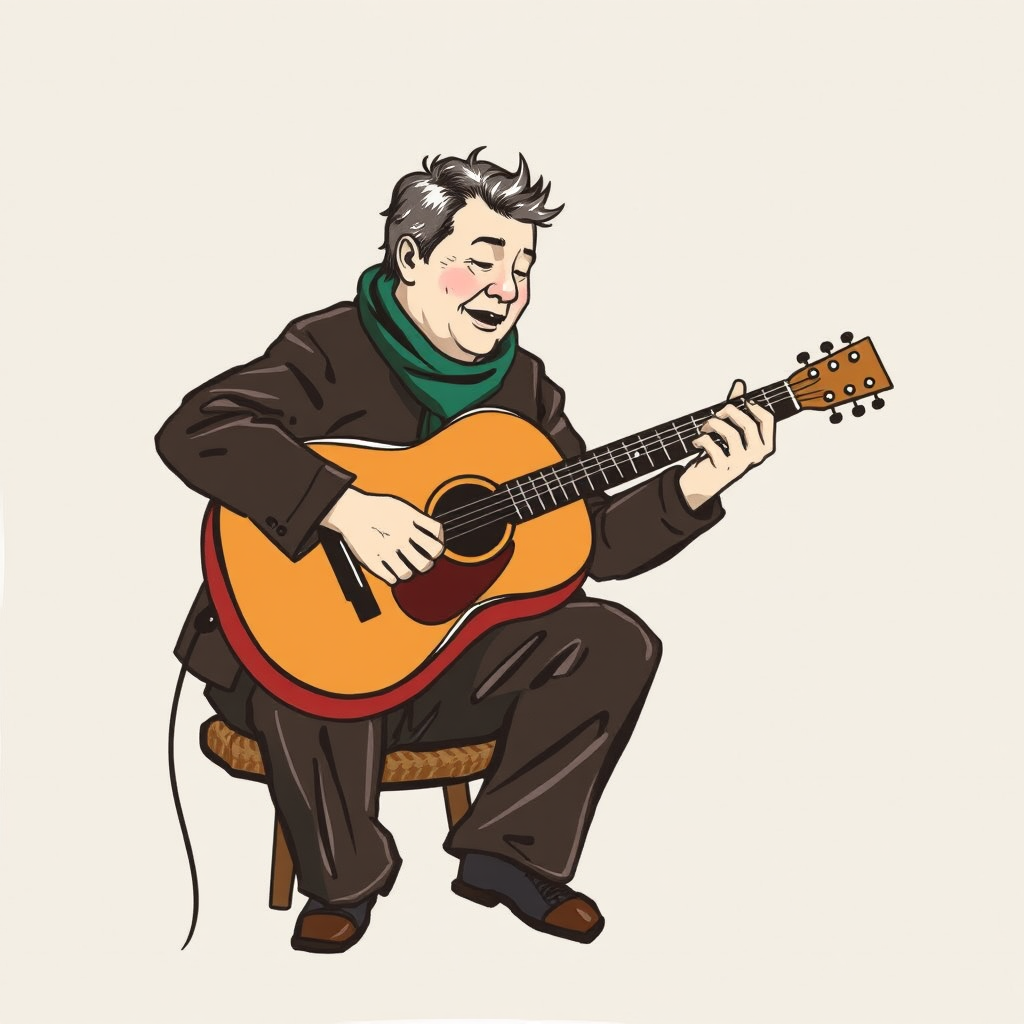 'Chansinging and guitar practice' - Image