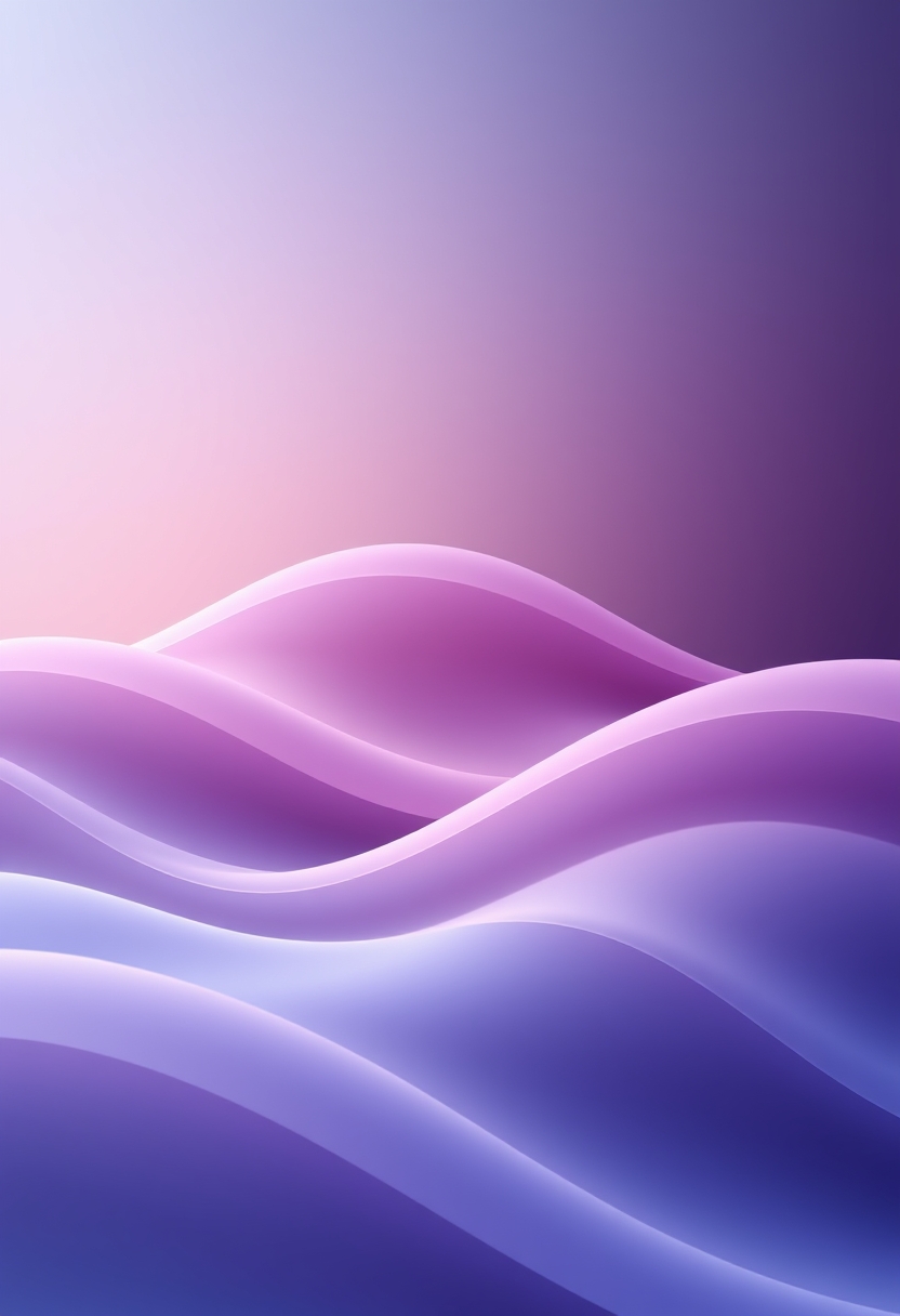 Gradient waves with soft transitions, 4K hyperrealistic photo. - Image