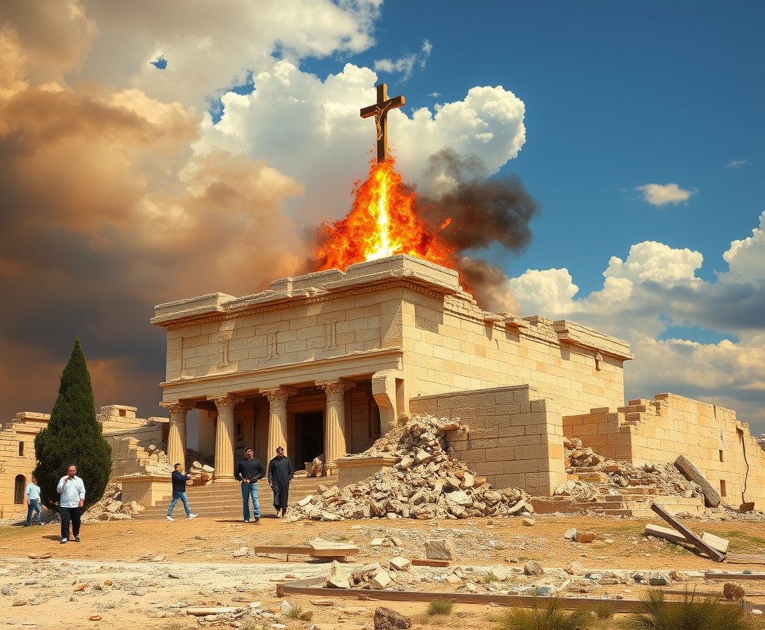 Temple Mount Antichrist, Destroyed By GOD Angry And Granted By His Servant Jesus.