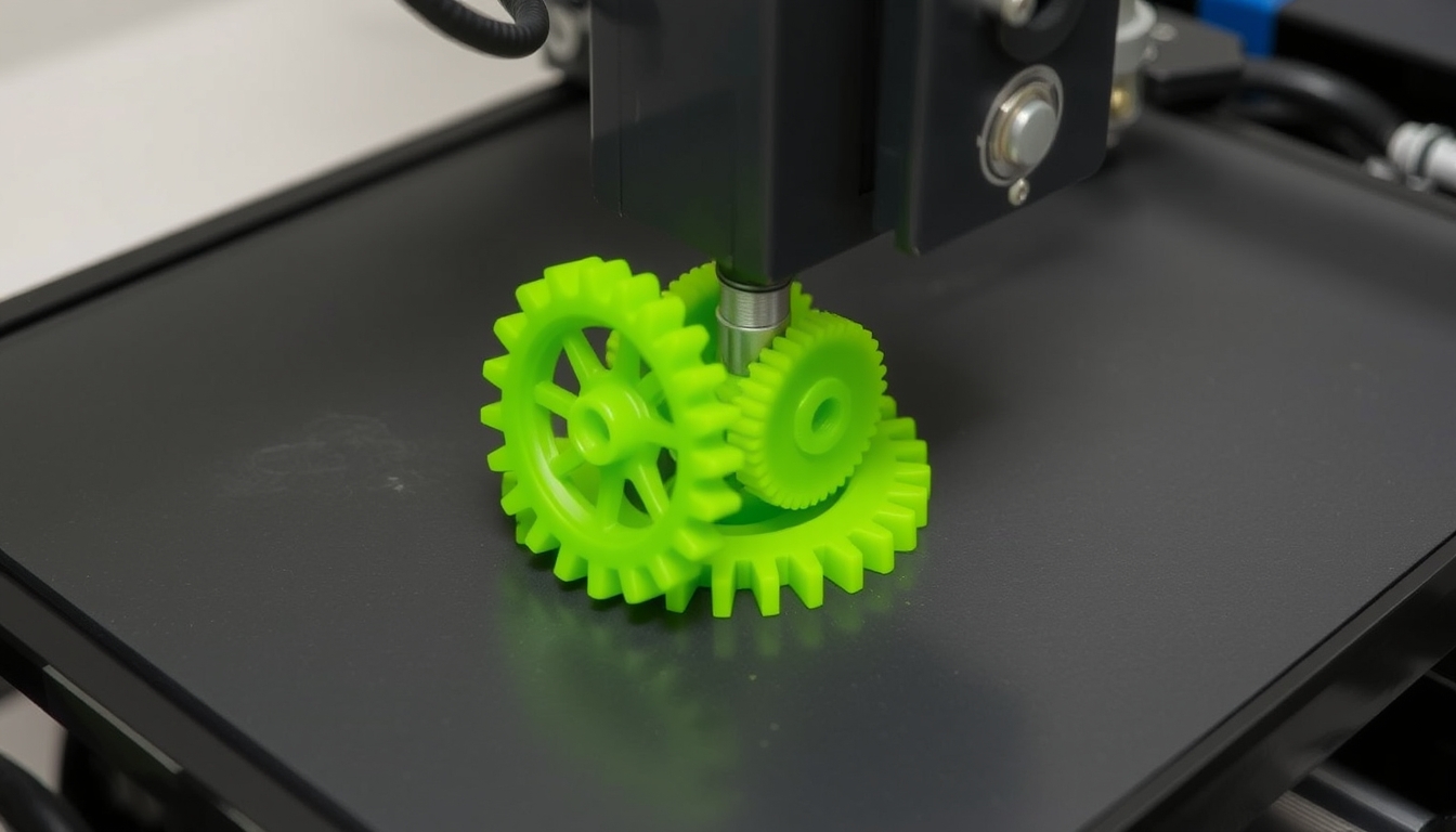 3D Printing in Action: Gears Taking Shape