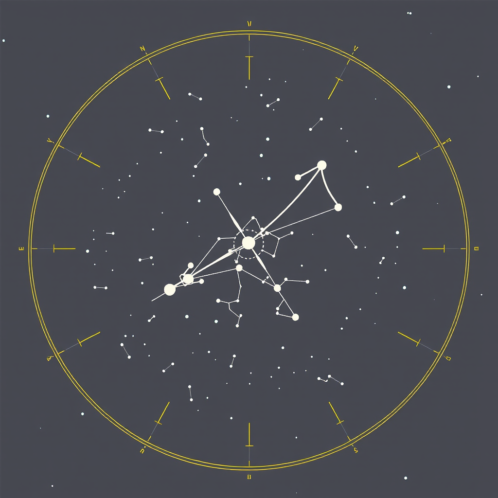 Generate a Sagittarius constellation map.