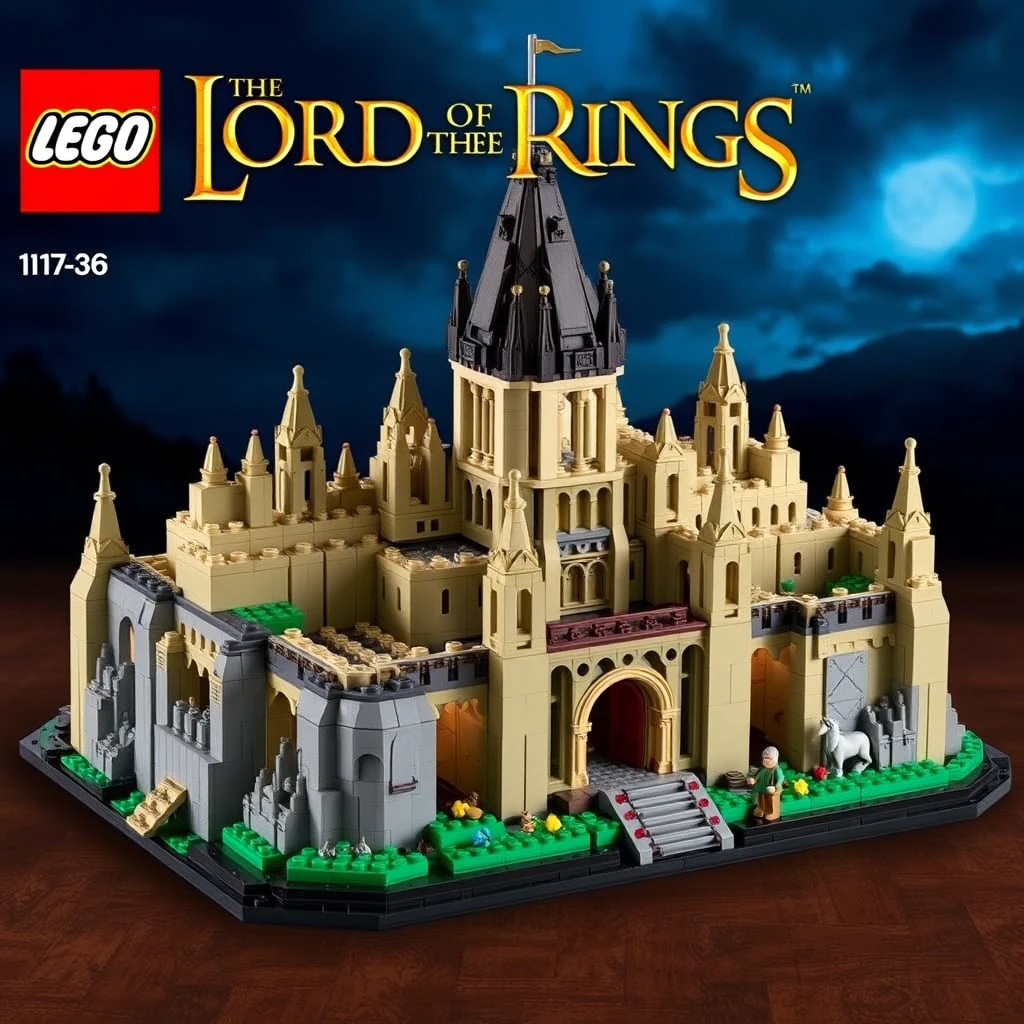 'LEGO Lord of the Rings Minas Tirith product image

More than 10,000 blocks
More than 20 figures'