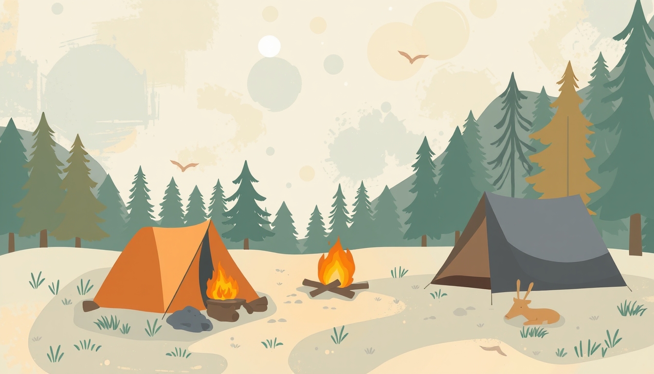 abstract background camping - Image