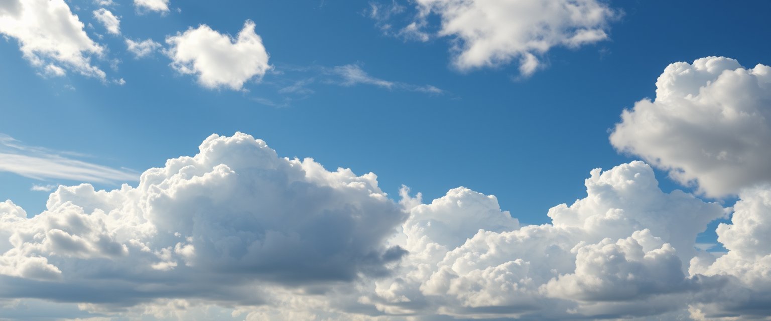 clouds, high quality, photorealistic, sky, blue