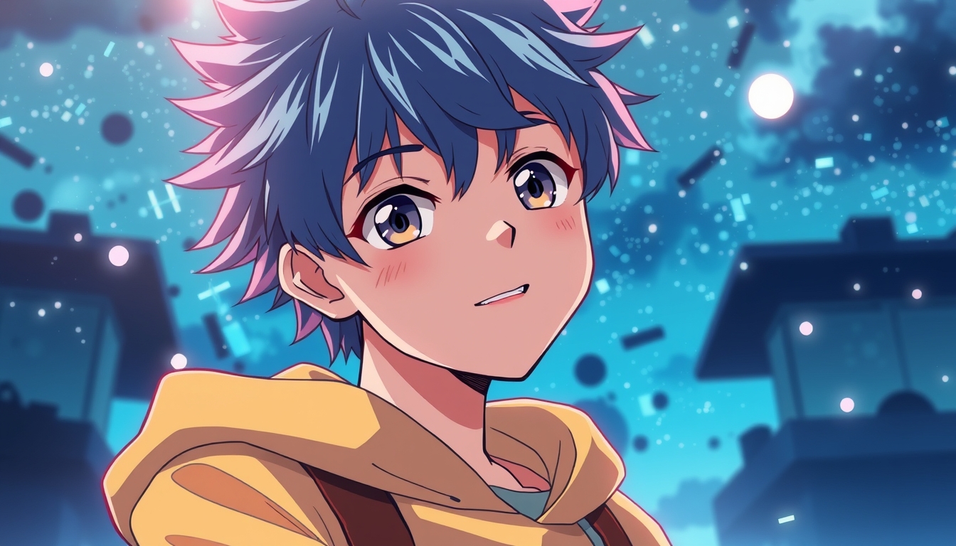 boy, smart and cool, anime, 32K UHD, high detailed - Image