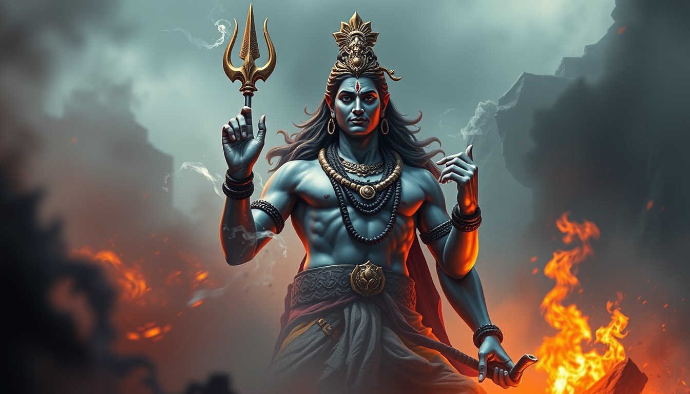 Lord Shiva the destroyer - Image