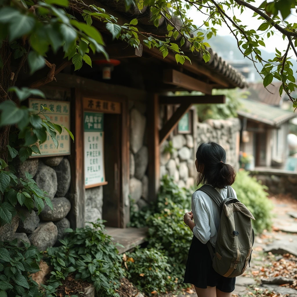 🌳 **Nature and History**: "Woman exploring trails, historical sites, every stone and leaf, stories of Cheung Chau Island, discovery, photorealistic style" - Image