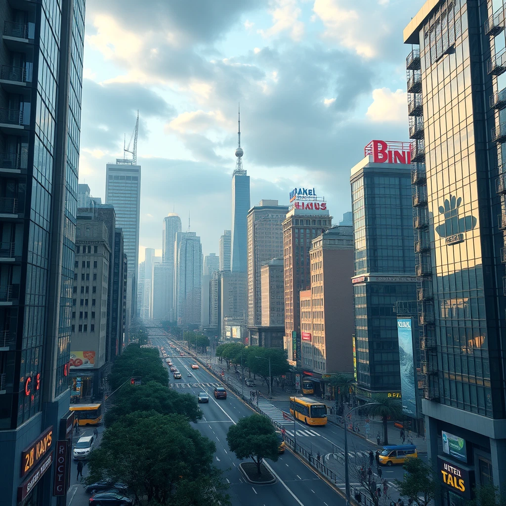 hyper realistic city, 8k - Image