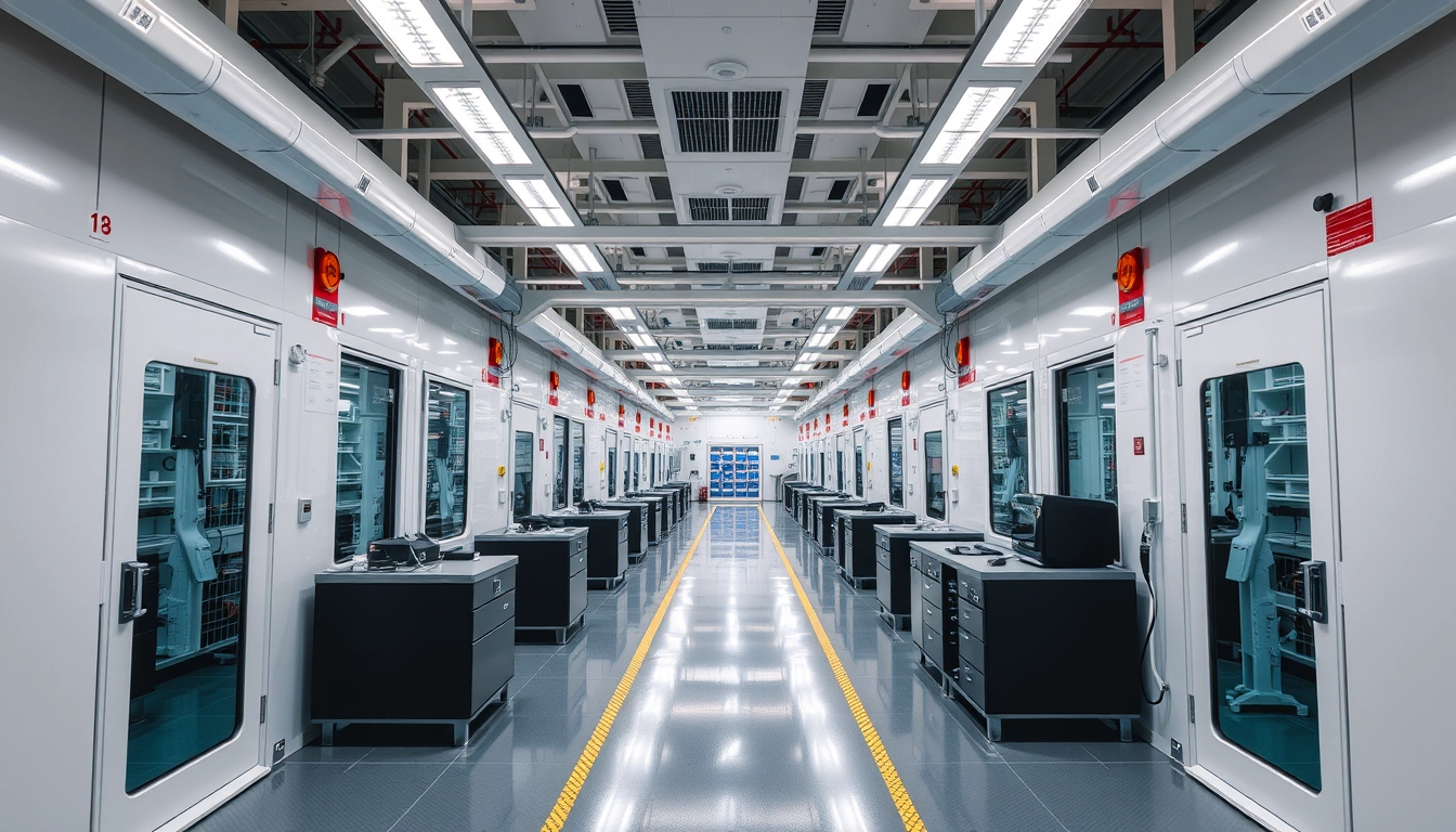 "Interior photos of an advanced semiconductor factory for company promotion purposes."