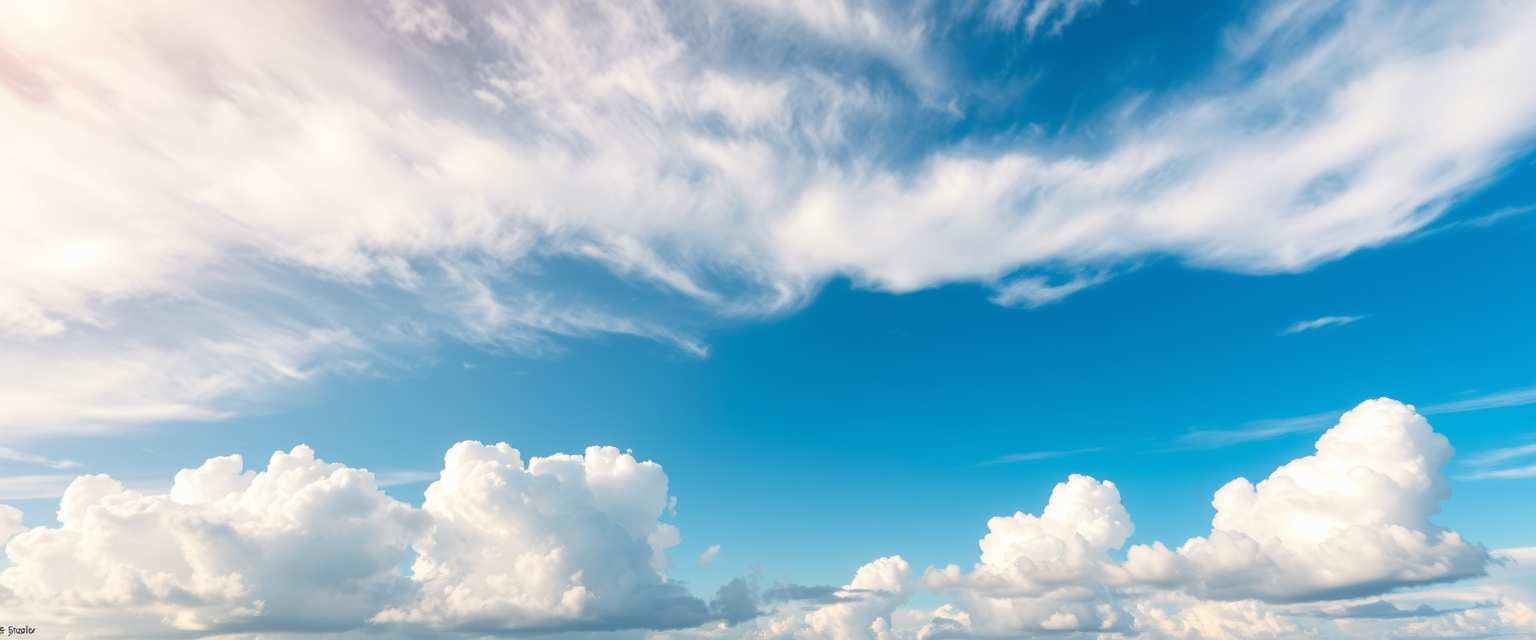 clouds, high quality, photorealistic, sky, blue