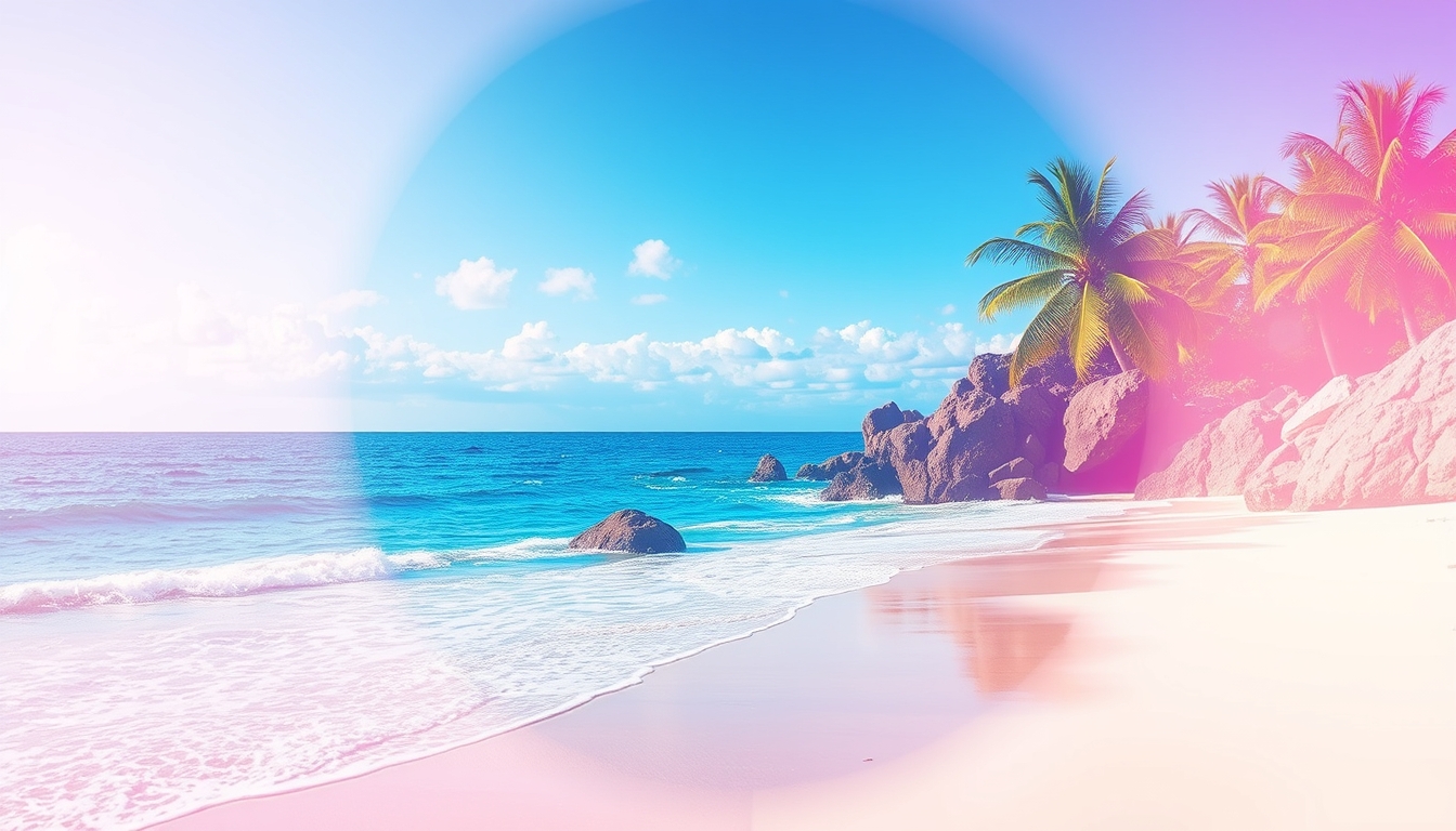 abstract background sea beach retro