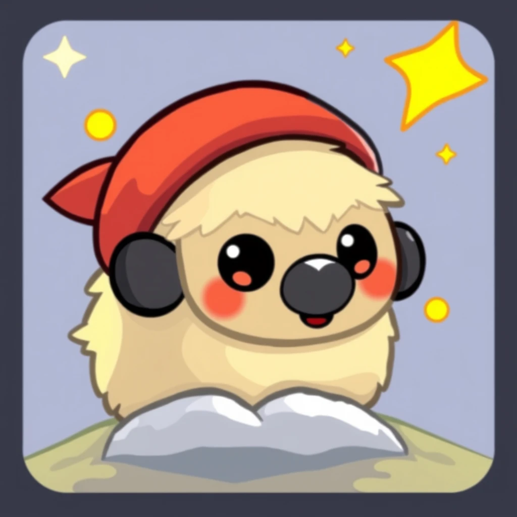 64x64 icon of a lemming