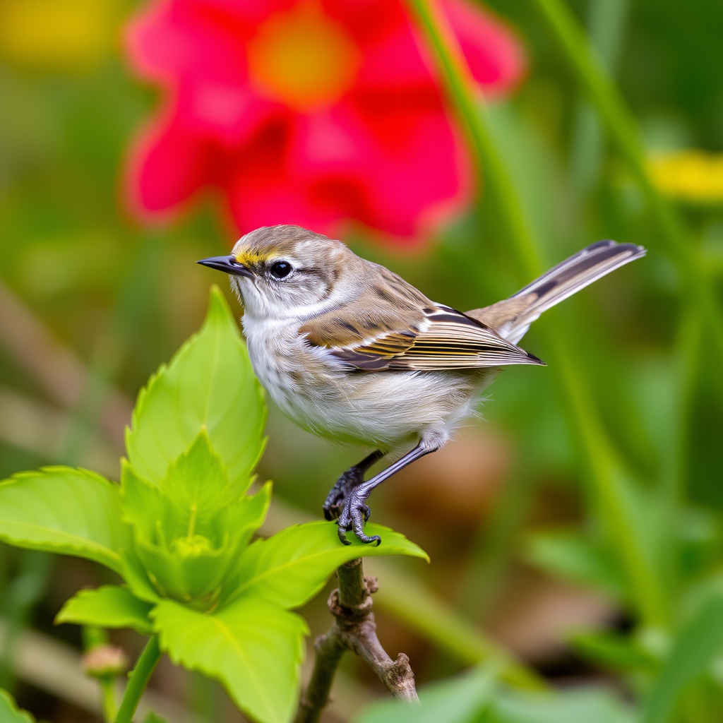 A small bird in the garden. - Image