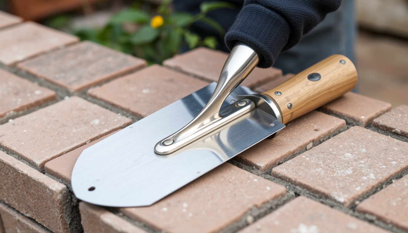 a masonry trowel - Image