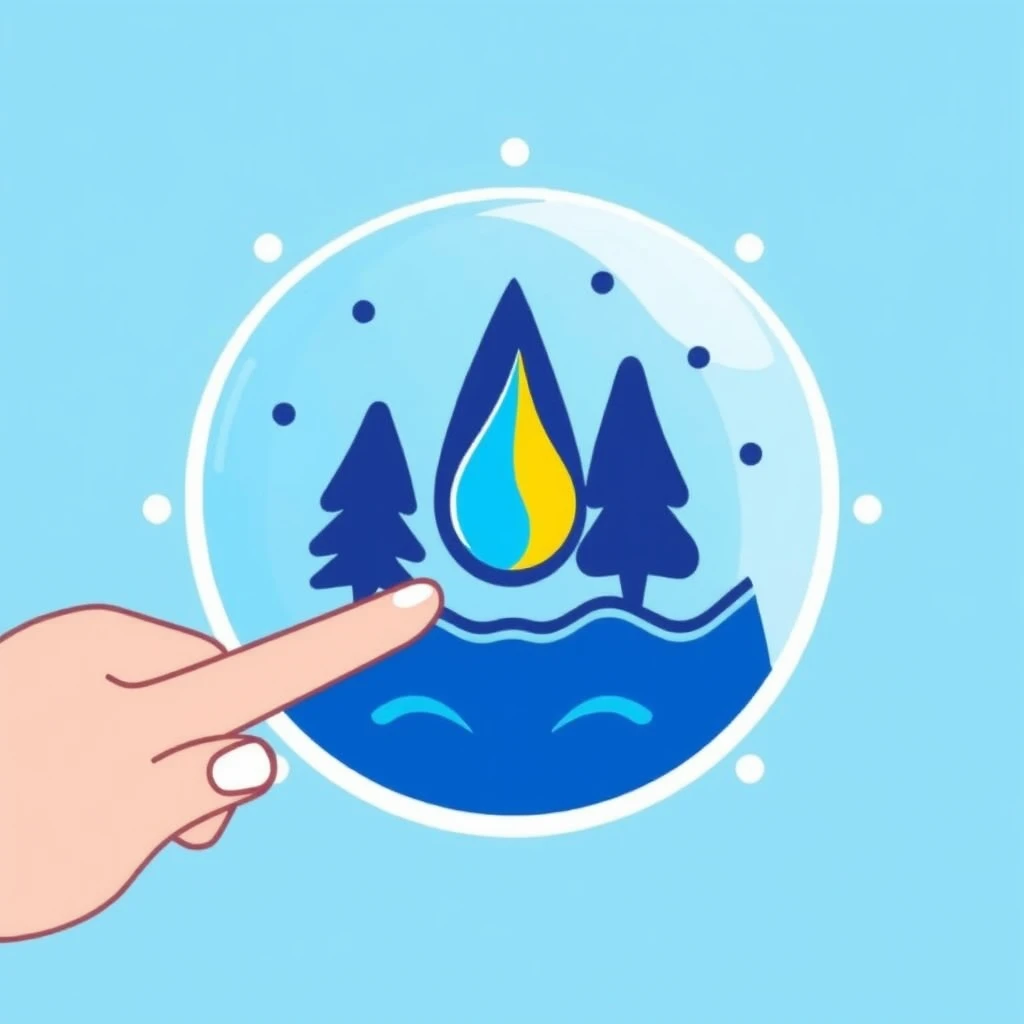 "Give an icon that represents our data lake technology project for our insurance company."