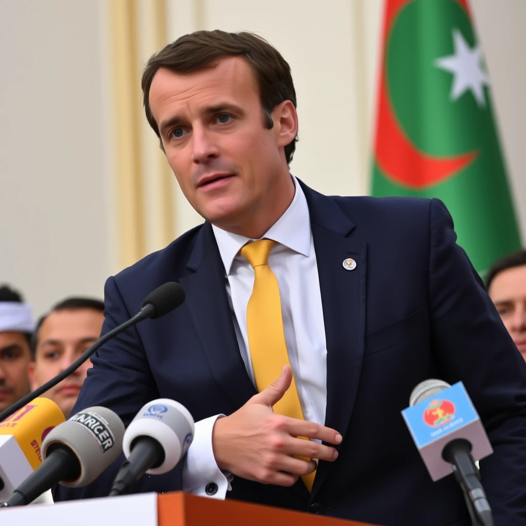 Macron in Algeria - Image