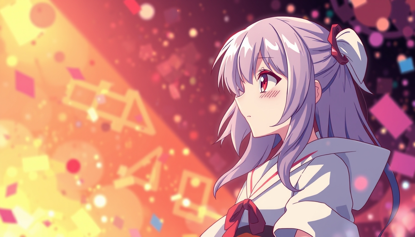 Anime, abstract background, 32K UHD, high detail - Image