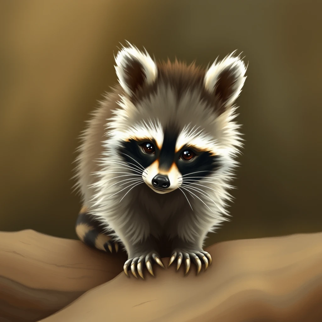 A cute little raccoon - Image