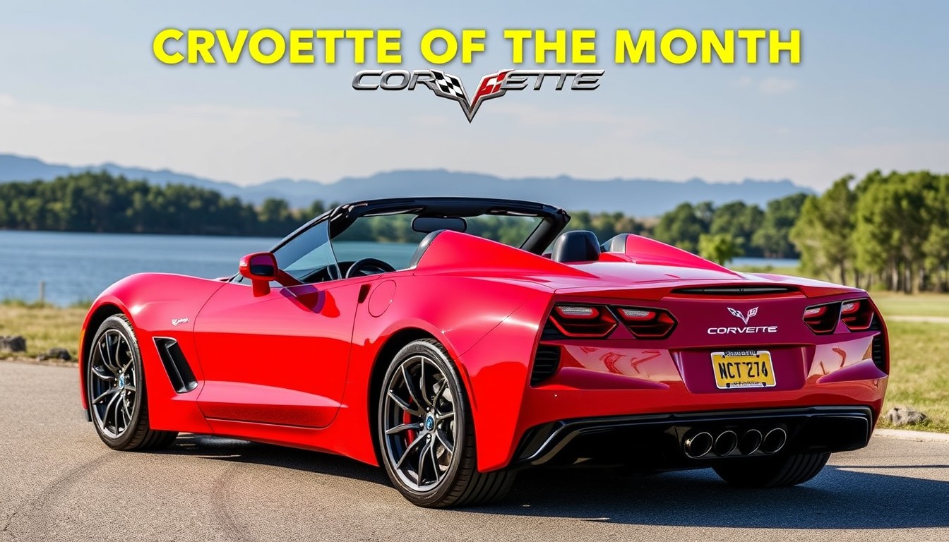 Corvette of the Month Calendar for September 2024