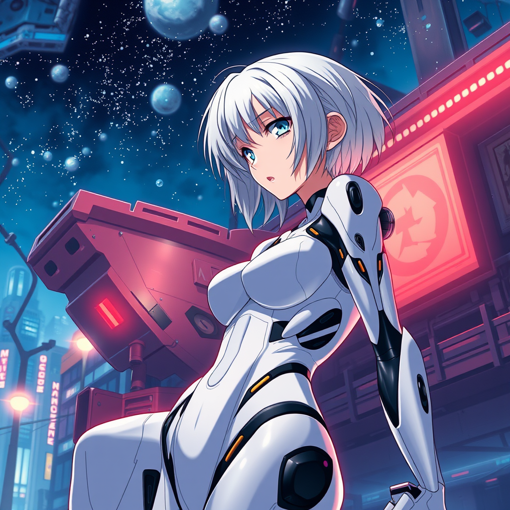 Stunning anime wallpaper illustration of Rei Ayanami from Neon Genesis Evangelion, detailed scene, stunning details, trending on artstation, ray-traced environment, vintage 90's anime, ray-tracing, by artgerm.