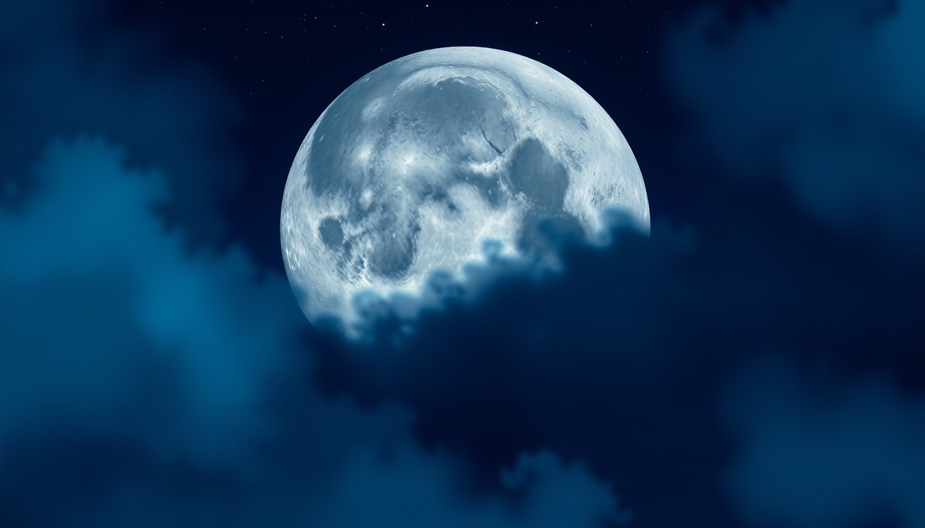 Abstract background moon