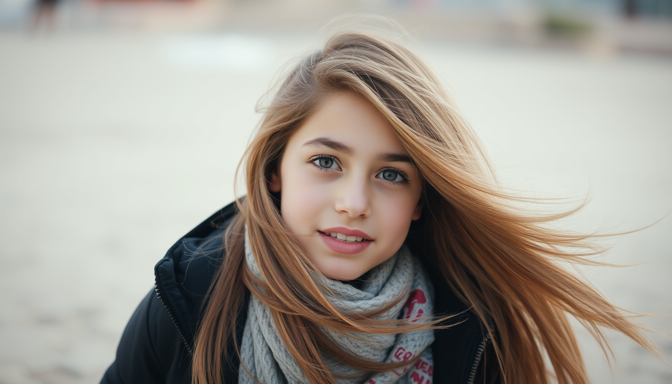 "Beautiful teenager from Palestine with great hair." - Image