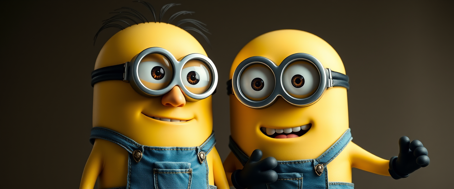 minion with Tim Cook, wallpaper, 8k, iPhone max, MacBook Pro max - Image