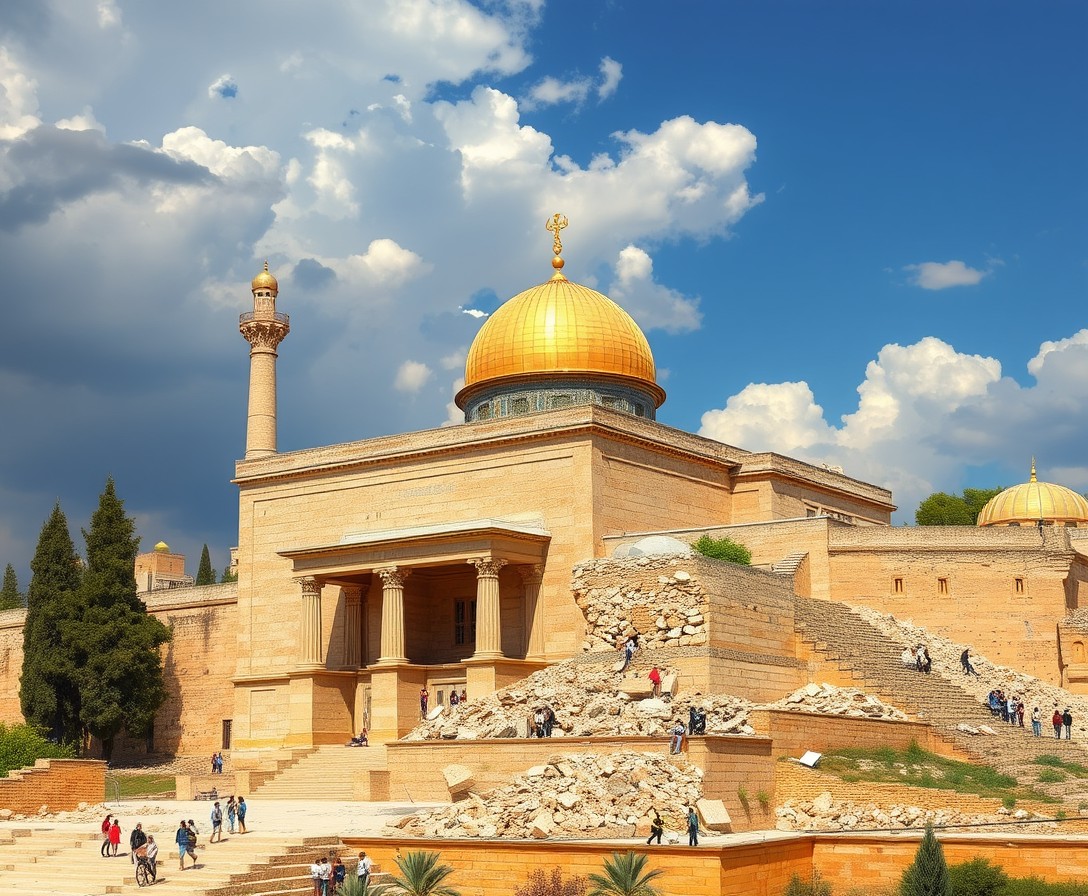 Temple Mount III Destroyed By GOD Angry And Granted By His Servant Jesus - Image