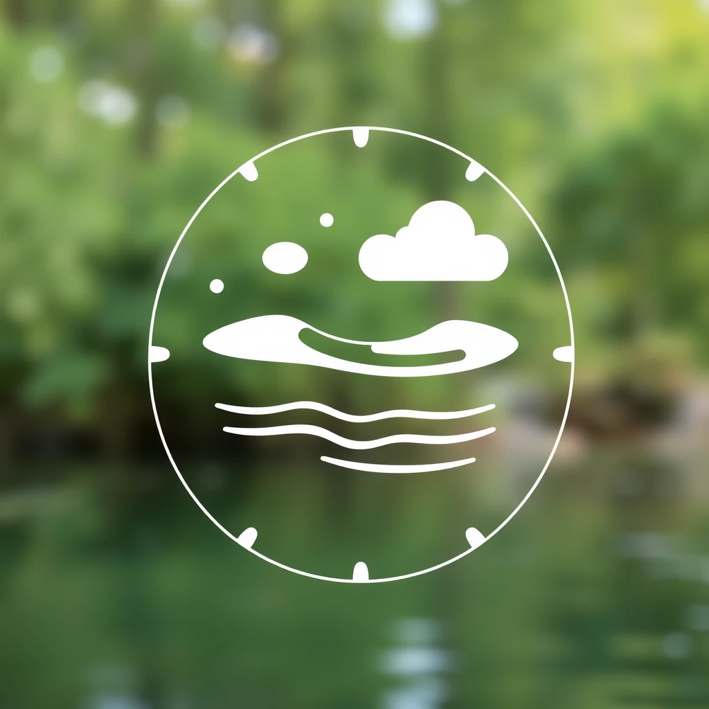 Give a background transparent icon that represents our data lake technology project for our insurance company.