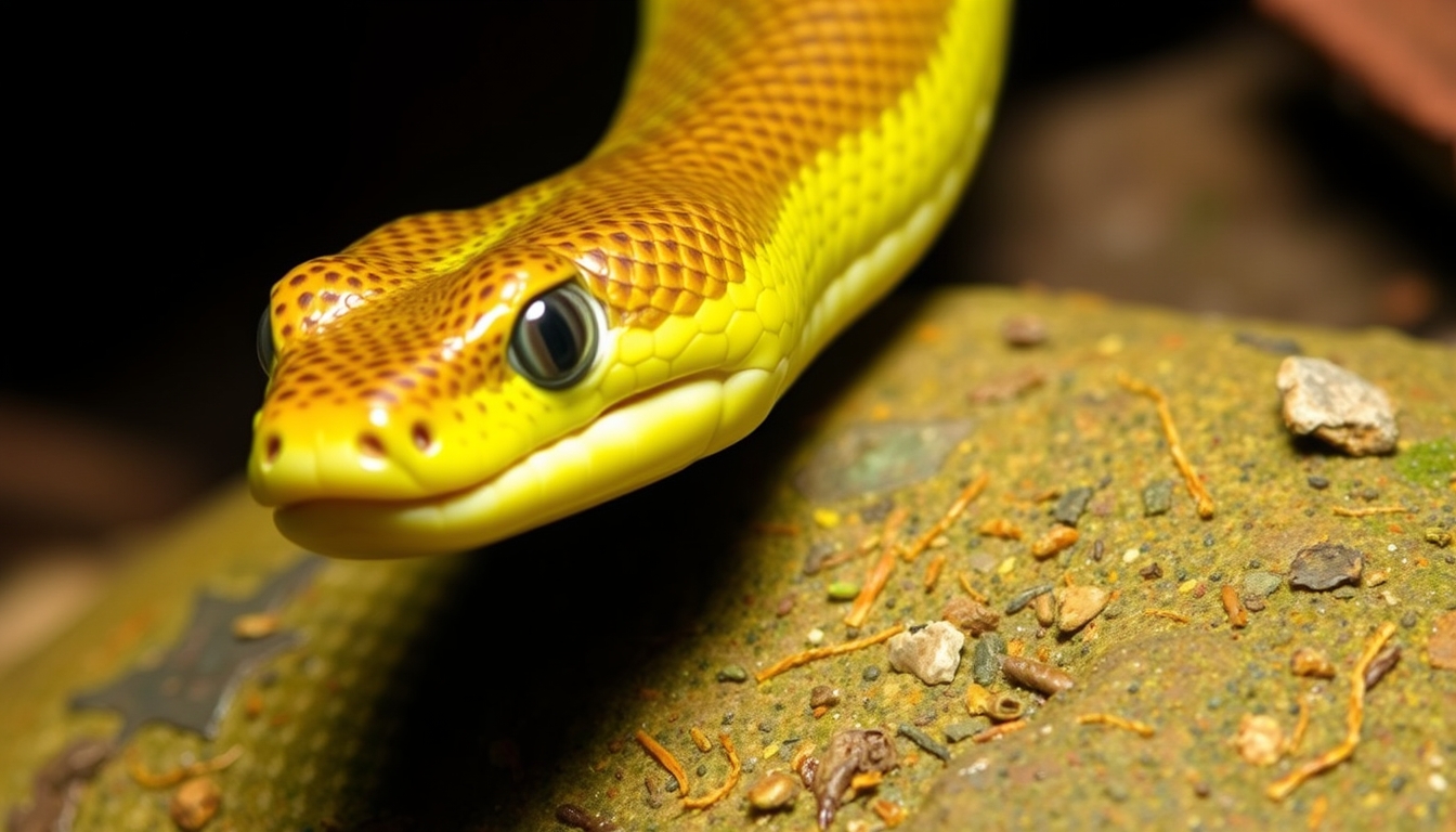 Efforts to protect endangered flightless snakes - Image