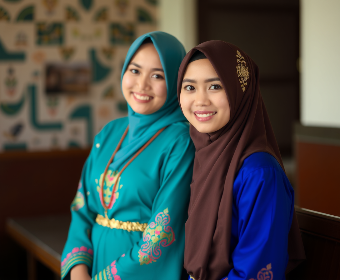 "Indonesian girls are very beautiful wearing traditional clothing." - Image