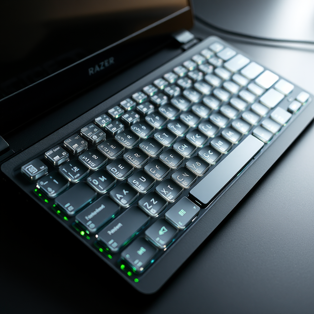 Razor transparent keyboard - Image