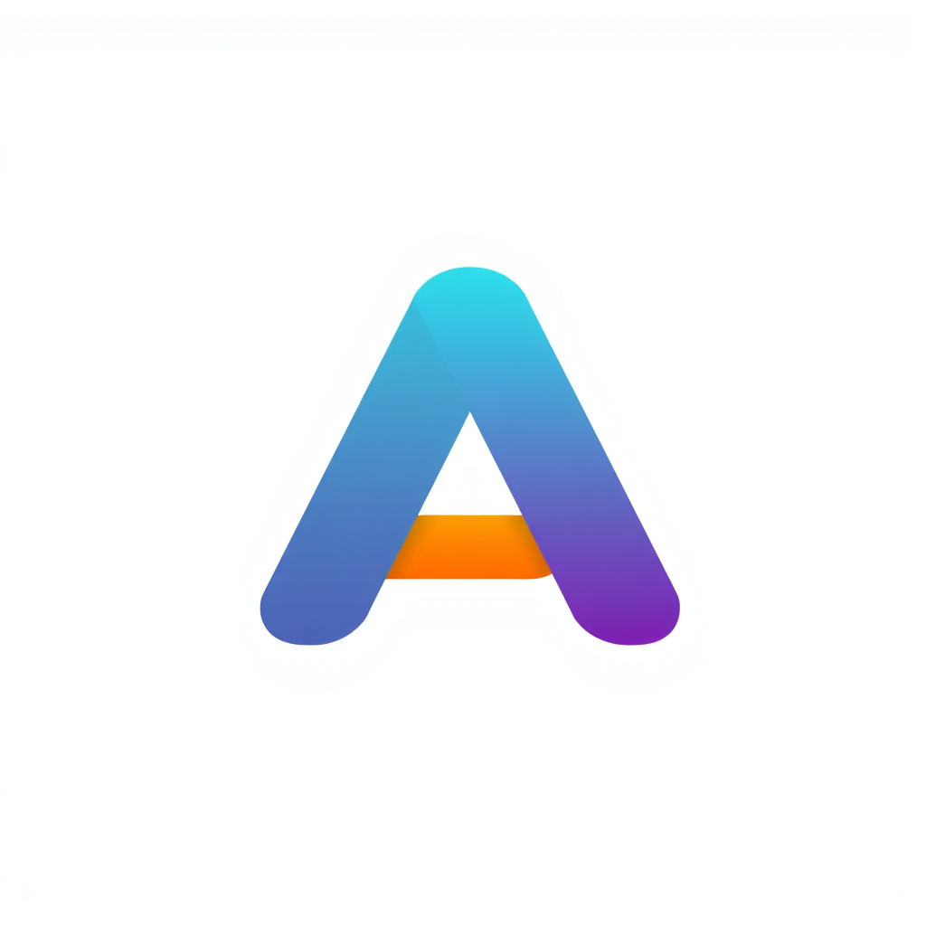 A logo named "AccuEASE" with the letter A has palette colors #0782d8, #1493dc, #1493dc, #44ccf4. - Image