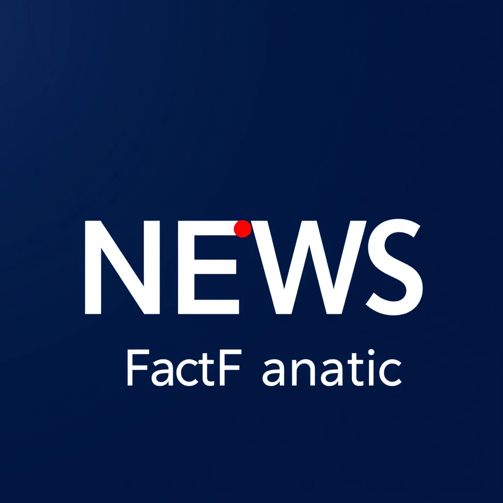 1. Shape and size:
- Rectangular shape, with a 3:2 aspect ratio
- Approximately 600x400 pixels for digital use

2. Color scheme:
- Primary colors: dark blue and white
- Accent colors: bright red and light gray

3. Font:
- Modern, clear sans-serif font for both "NEWS" and "FactFanatic"
- "NEWS" written in capital letters
- "FactFanatic" in a mix of upper and lowercase letters

4. Composition:
- "NEWS" positioned prominently in the upper half of the logo
- "FactFanatic" placed below "NEWS" in a slightly smaller font size

5. Graphic elements:
- Stylized globe or world map as a background element
- Thin lines imitating parallels and meridians

6. Effects:
- Light shadow under the letters for volume
- Subtle gradient on "FactFanatic" text

7. Background:
- Gradient from dark blue to a lighter shade of blue

8. Additional details:
- Small red dot above the letter "i" in "NEWS", stylized as a satellite antenna
- Thin white line separating "NEWS" and "FactFanatic"

9. Variations:
- Monochrome version for black and white printing
- Vertical version with "NEWS" above "FactFanatic" for narrow formats

10. Scalability:
- The logo should be legible in both large and small sizes

11. Arrangement:
- "NEWS" aligned to the left
- "FactFanatic" aligned to the right, creating a dynamic balance

12. Special feature:
- The "F" in "FactFanatic" could be slightly larger and incorporate a subtle checkmark or tick symbol to emphasize fact-checking

This logo combines the authority of a news channel with the unique identity of your "FactFanatic" brand, creating a professional and memorable visual identity. - Image