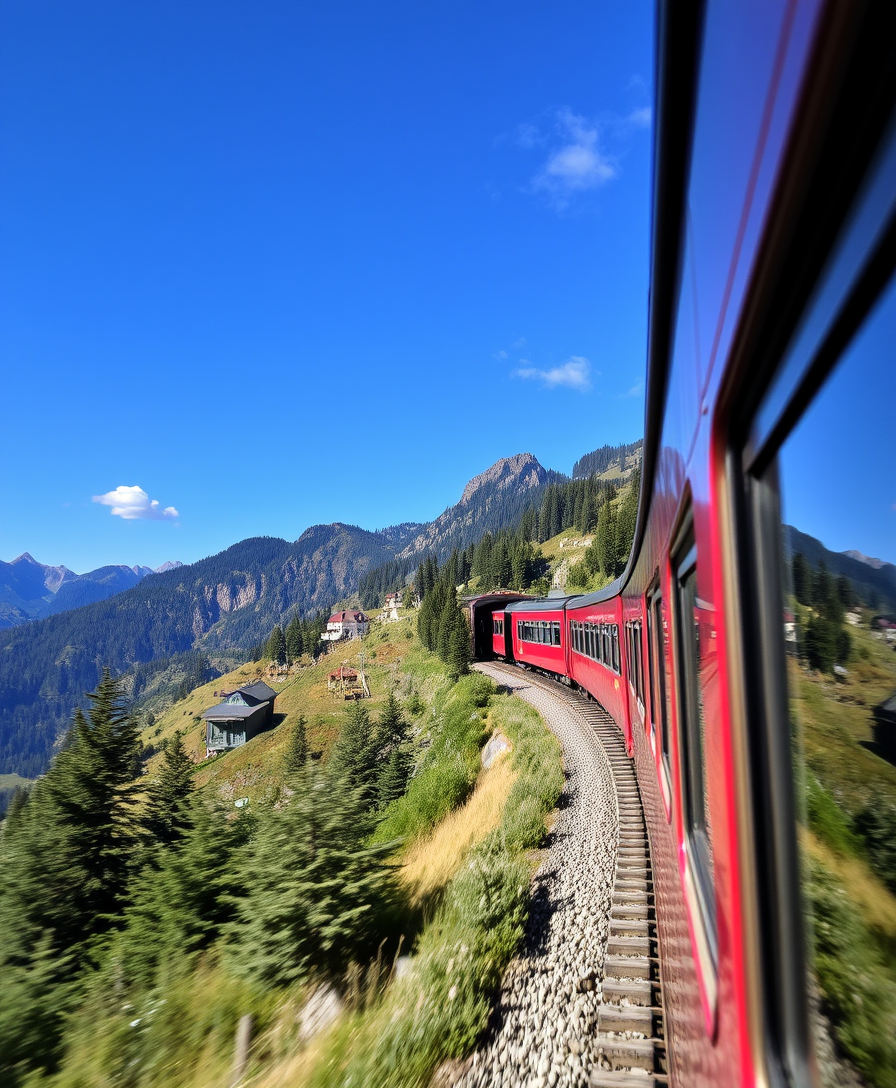 Beautiful view of the train - Image