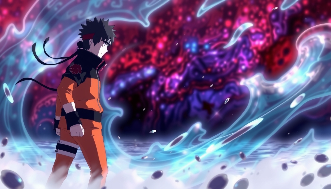 naruto, anime, abstract background, 32K UHD, high detailed - Image