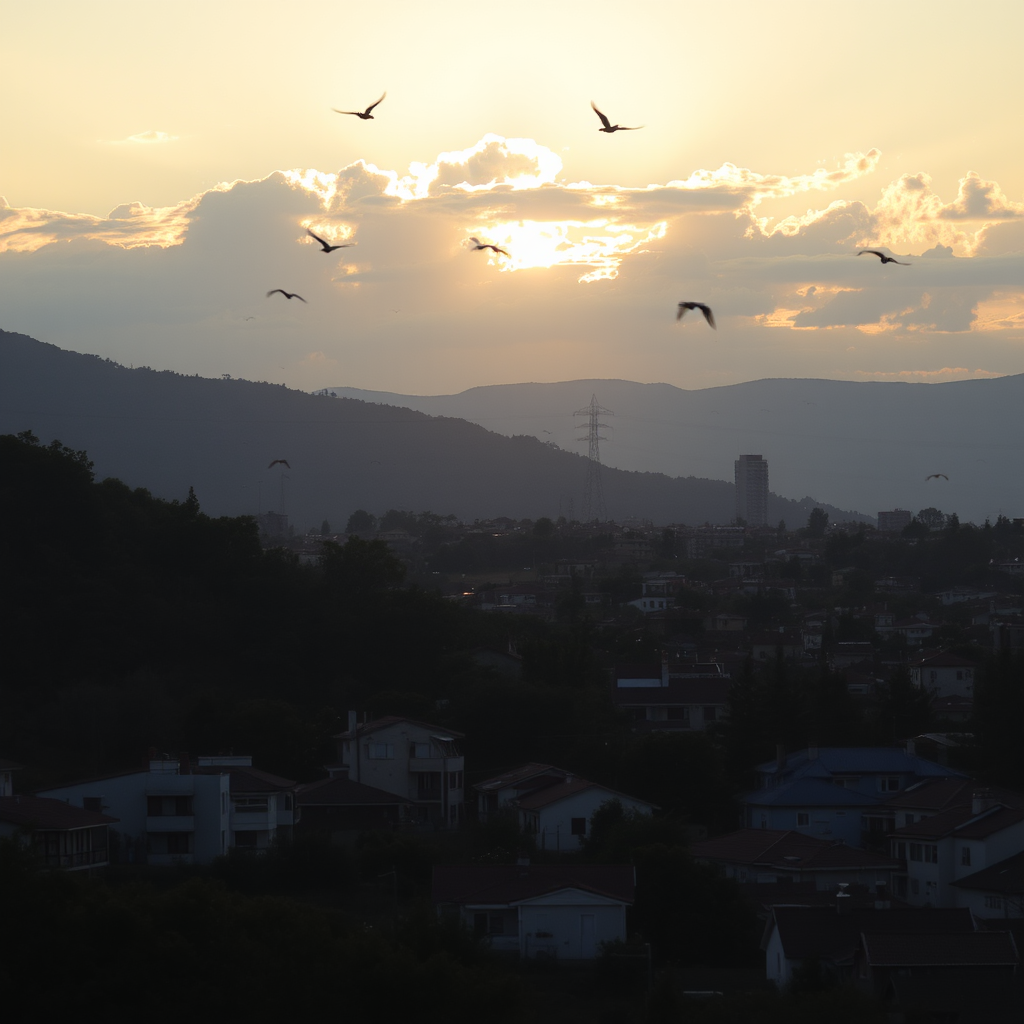 summer sky of kumming city - Image