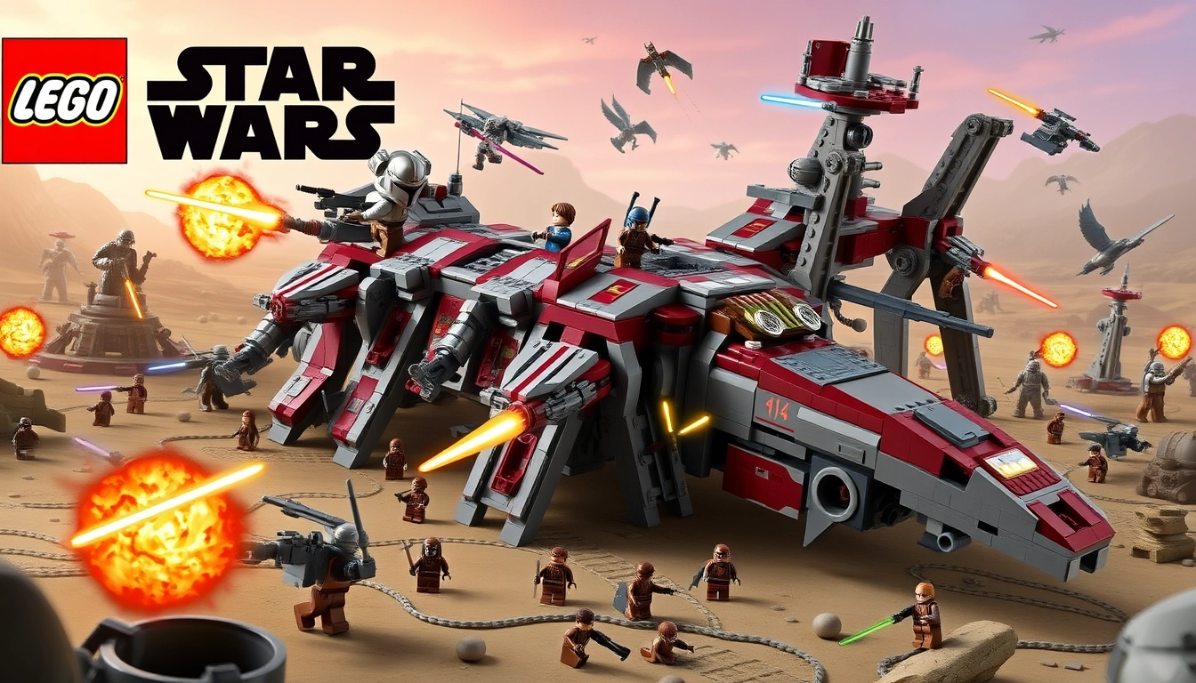 "Lego Star Wars Mandalorian Siege Battle

Product Image

100,000 pieces, over 20 figures" - Image