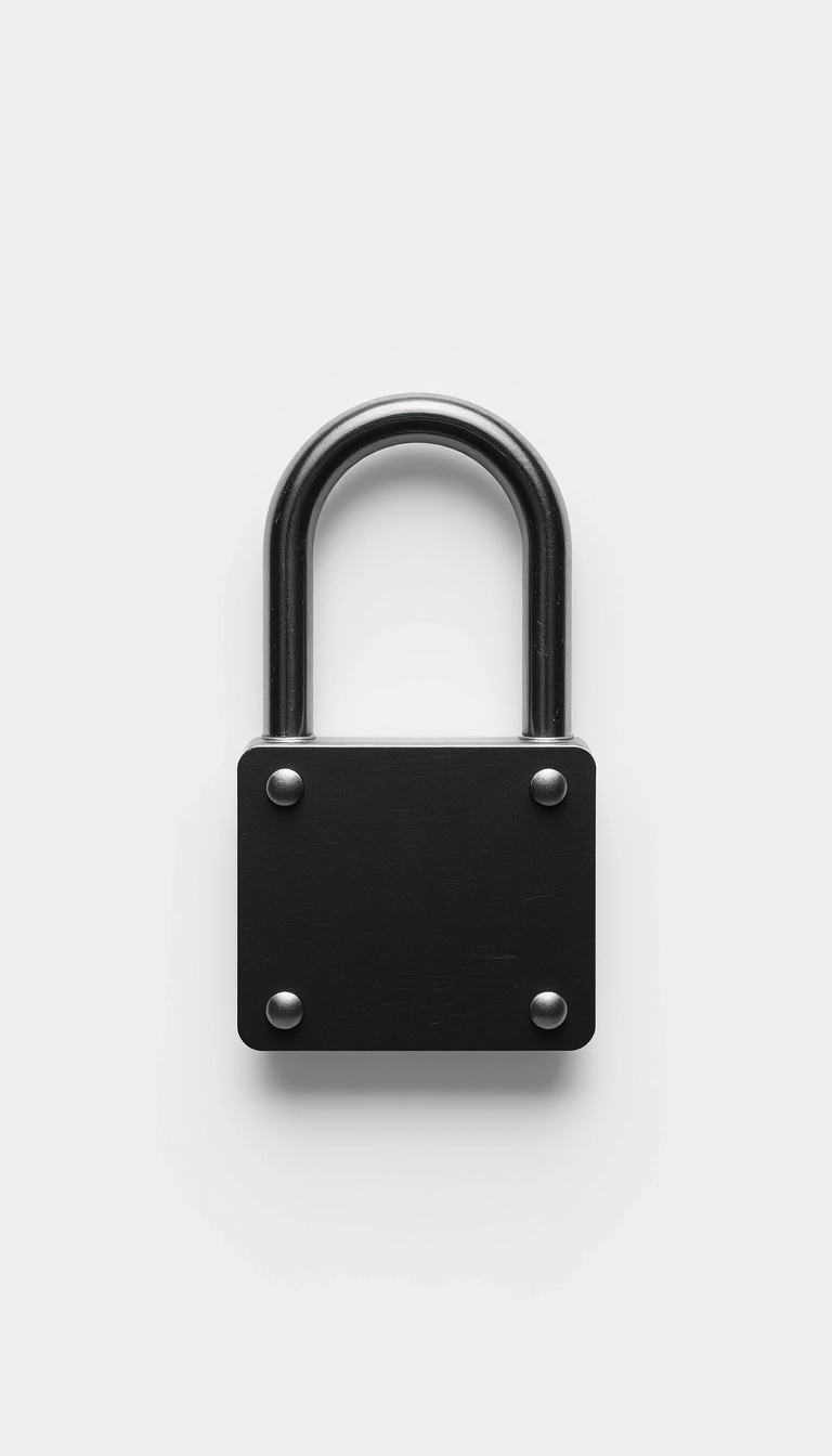 "just picklocks on a plain background, design, minimalism" - Image