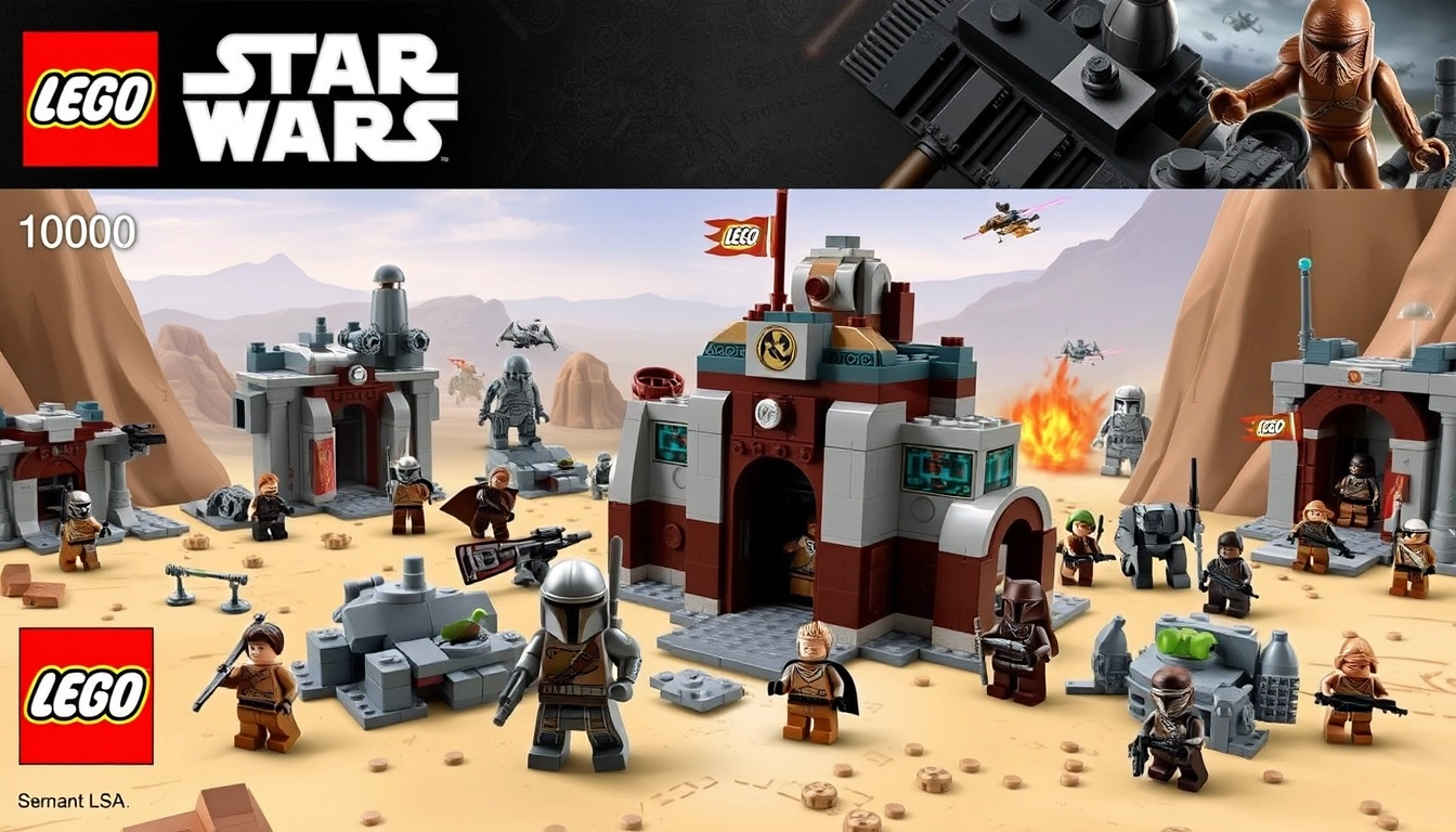 "LEGO Star Wars Mandalorian City Siege

Product Image

100,000 blocks, more than 5 Mandalorian figures, more than 5 Imperial army figures."